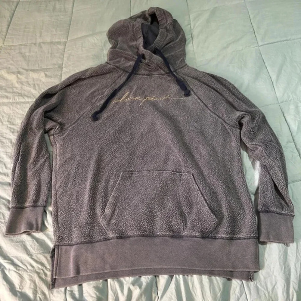 PINK Victoria's Secret Women's Purple Hoodie Size S